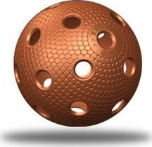 Trix Piłka Piłeczka do Unihokeja Floorball Snakeskin TRIX IFF Brązowa 72 mm 1szt