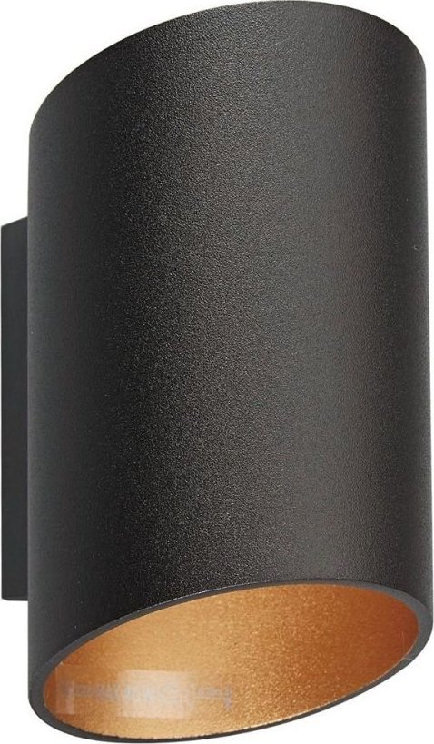 Kinkiet Zumaline Kinkiet SLICE WL 50603-BK/GD-N Zuma Line