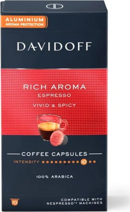 Davidoff Kapsułki Davidoff Rich Aroma Nespresso 10szt.