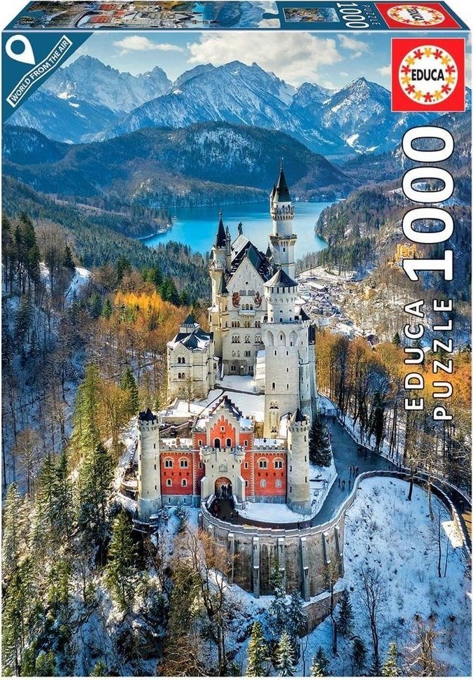 Educa Puzzle 1000 Zamek Neuschwanstein/Niemcy G3