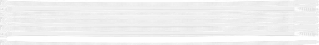 Neo Opaski zaciskowe EXTREME 4.8 × 300 mm, białe, 20 szt.