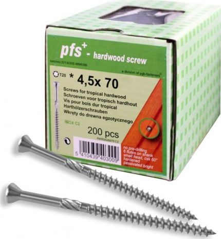 PGB Wkręt do drewna twardego 4x60mm T15 (PWHTGG40060 C2)