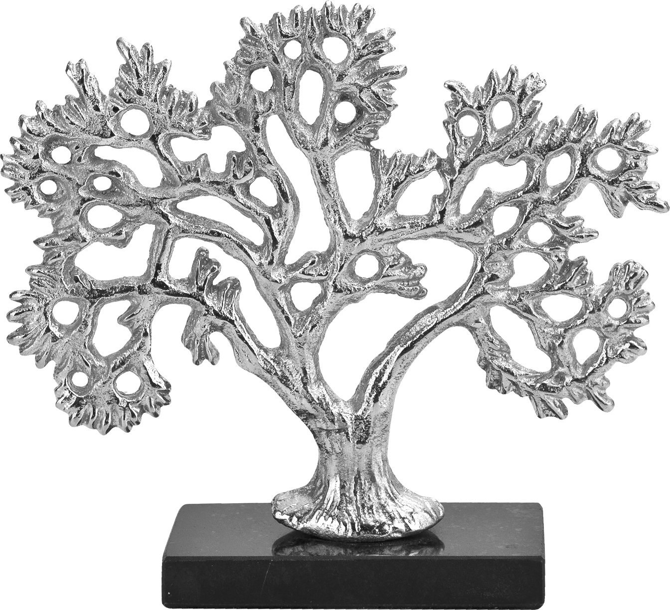 Figurka ozdobna srebrne drzewo IR0180