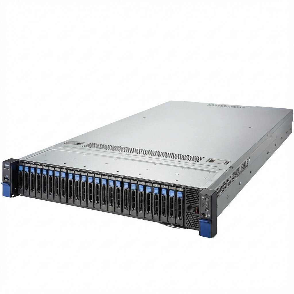 MiTAC B8261T85E24HR-2T - Server - Rack-Montage - 2U - zweiweg - keine CPU - NVMe - Hot-Swap 6.4 cm (2.5") Schacht/Schachte - SSD - AST2600 - 1GbE, 10G