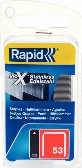 Rapid Stainless steel staples. steel "Rapid" 53/6 1080 pcs.