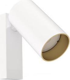 Kinkiet Nowodvorski Ścienna lampa pokojowa Mono 7772 regulowana tuba metalowa biała