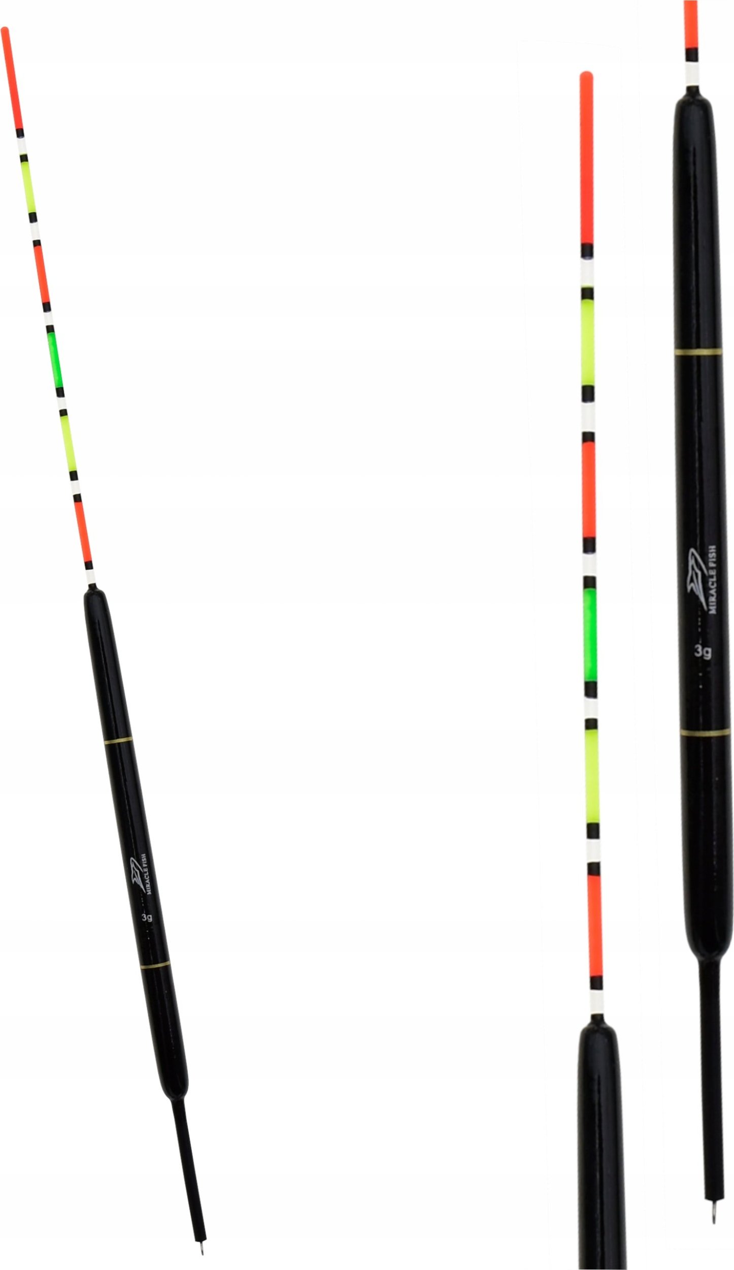 Miracle Fish Spławik Przelotowy Miracle Fish wyporność 3 g wysokość 29,5 cm