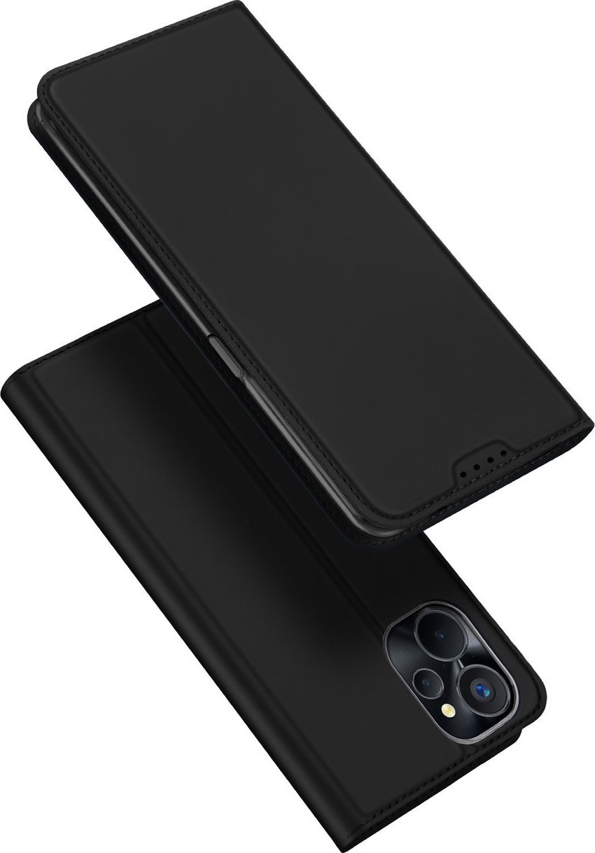 Dux Ducis DUX DUCIS SKIN PRO ETUI DO REALME 10 5G / REALME 9I 5G POKROWIEC Z KLAPKĄ PORTFEL NA KARTĘ PODSTAWKA CZARNE
