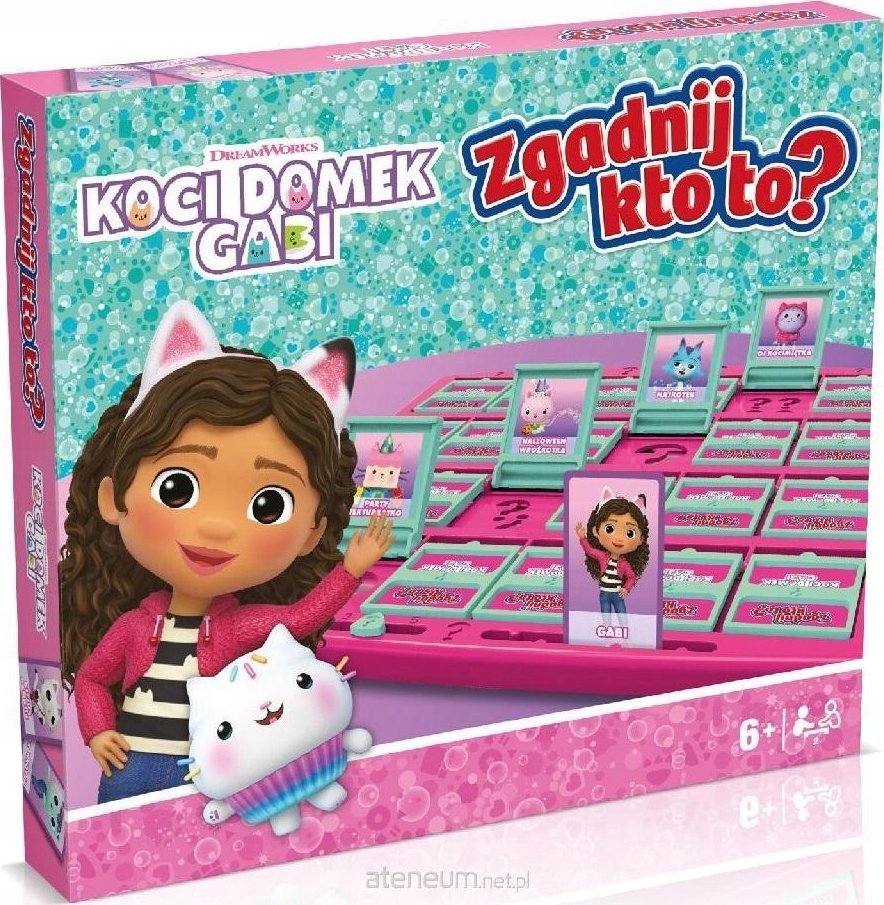 ML Winning Moves Gra Zgadnij kto to? Koci domek Gabi