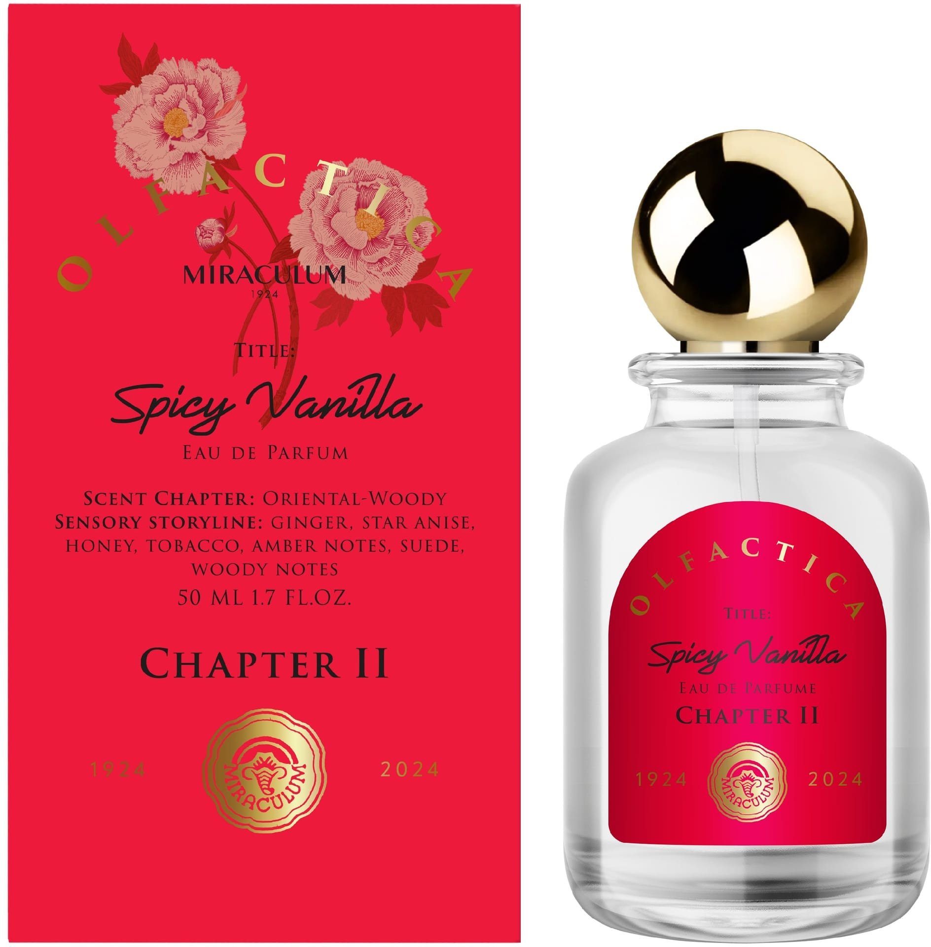 MIRACULUM Olfactica Woda perfumowana dla kobiet Spicy Vanilla - Chapter II 50 ml