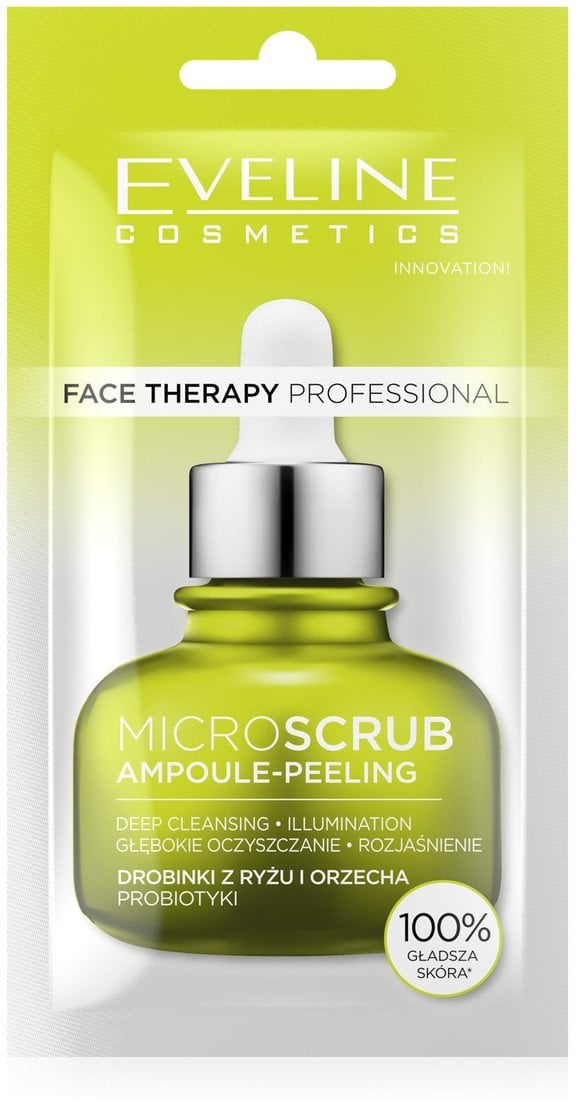 EVELINE Face Therapy Professional Kremowy Peeling-ampułka drobnoziarnisty MicroScrub 8 ml