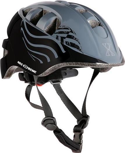 Nils Extreme MTW08 CZARNY ROZM. XS (48-55CM) KASK DZIECIĘCY NILS EXTREME