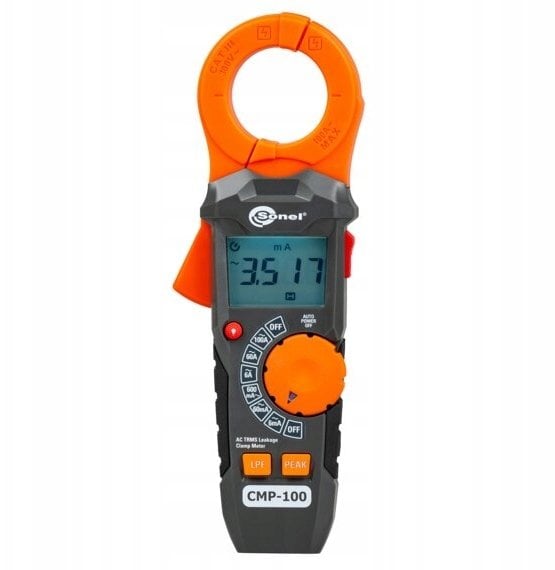 Cyfrowy miernik cęgowy prądu upływu IP30 CMP-100 WMGBCMP100
