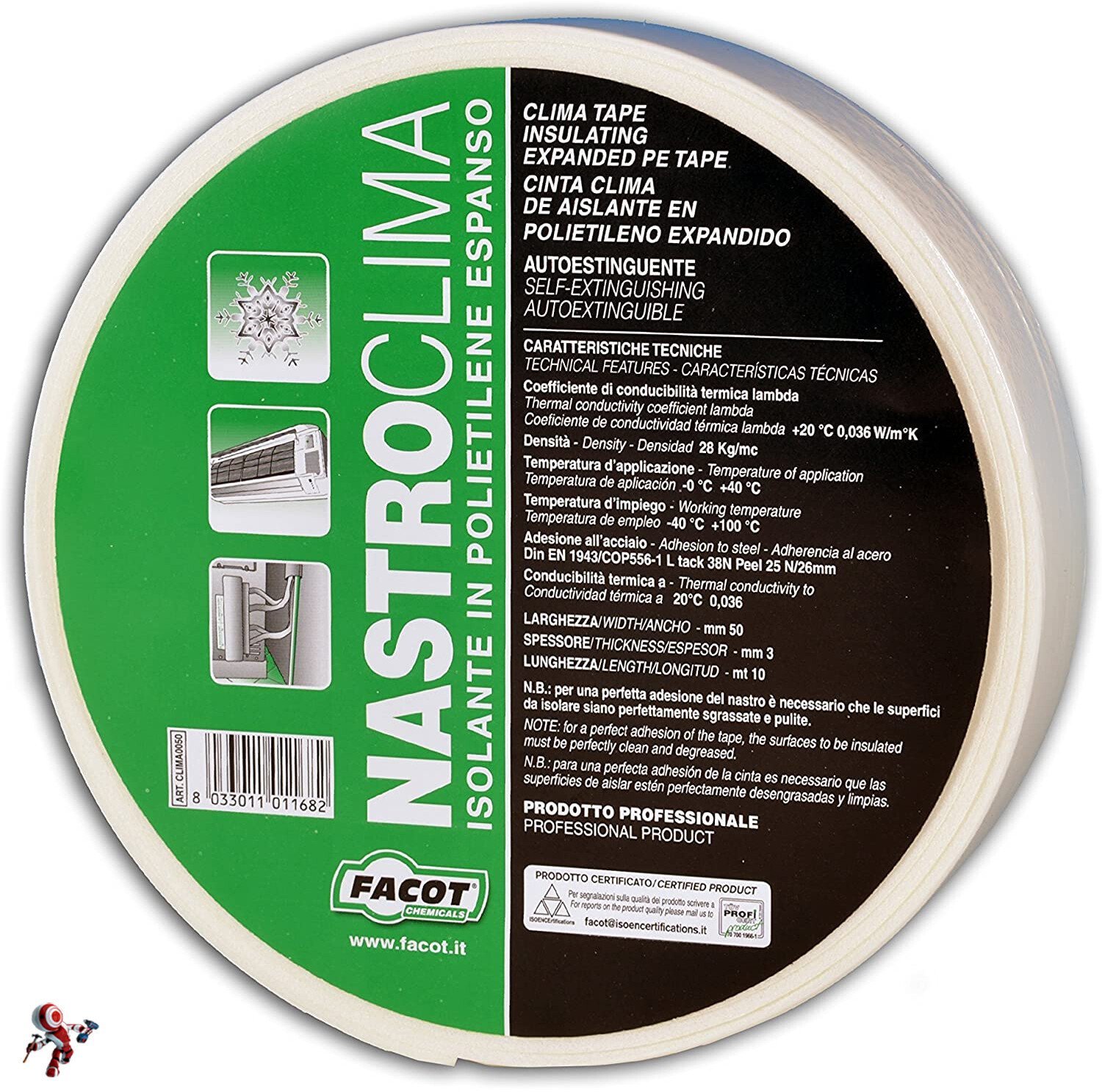 ADHESIVE TAPE FOR CLIMA CLIMA0050