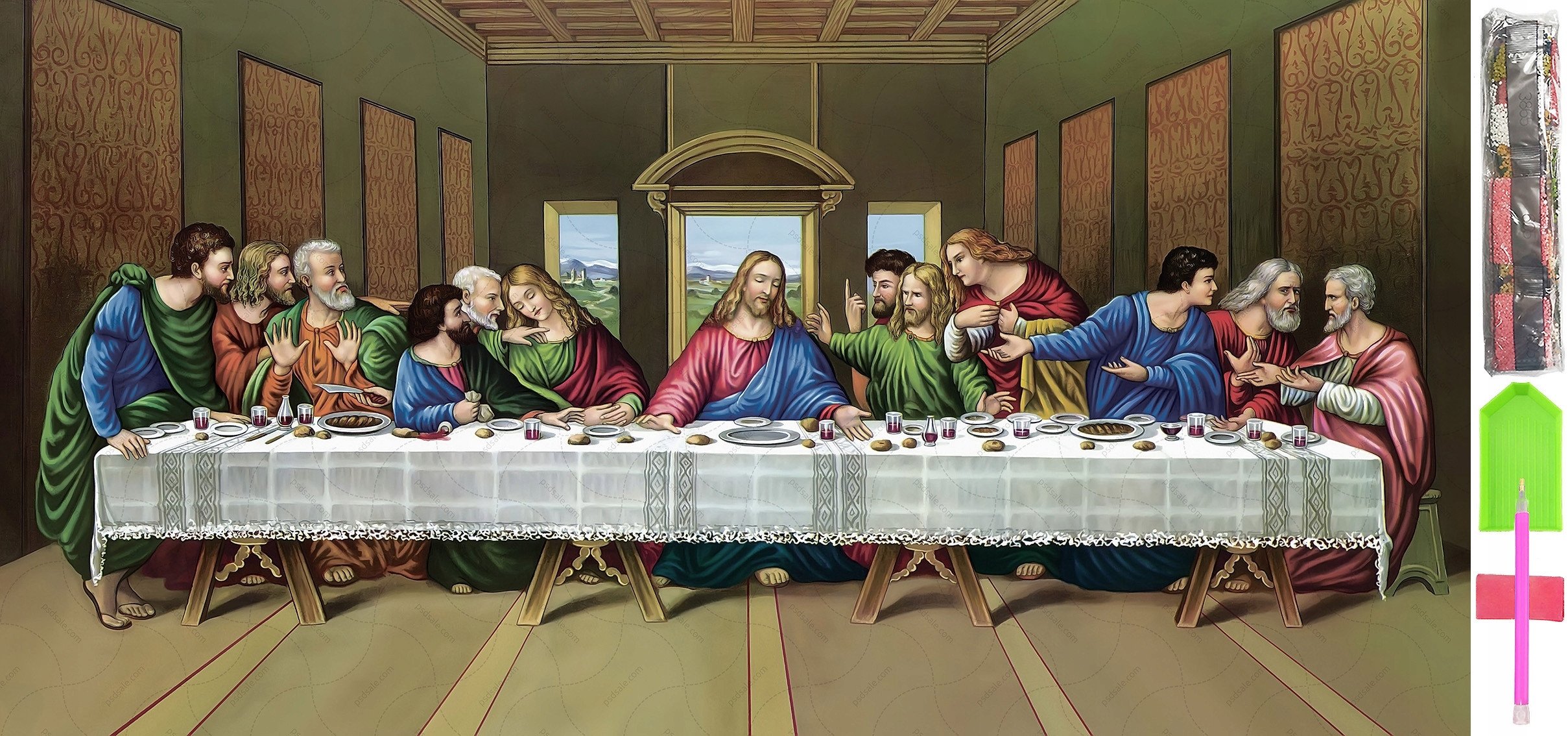 HAFT DIAMENTOWY 5D Zestaw Obraz MOZAIKA 50*100cm