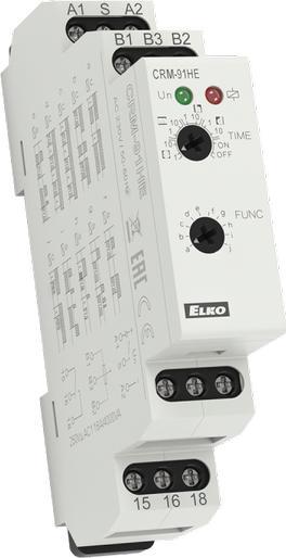 Przekaźnik czasowy 12-240 V AC DC 0,1s-10 dni 10 trybów pracy CRM-91HE/UNI
