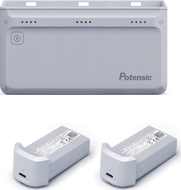Potensic Atom Hub | Zestaw Stacja do ładowania + 2 akumulatory + ładowarka |