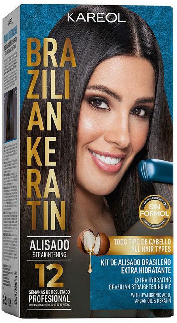 Kareol Brazilian keratin Zestaw Do Prostowania Włosów Nawilżający