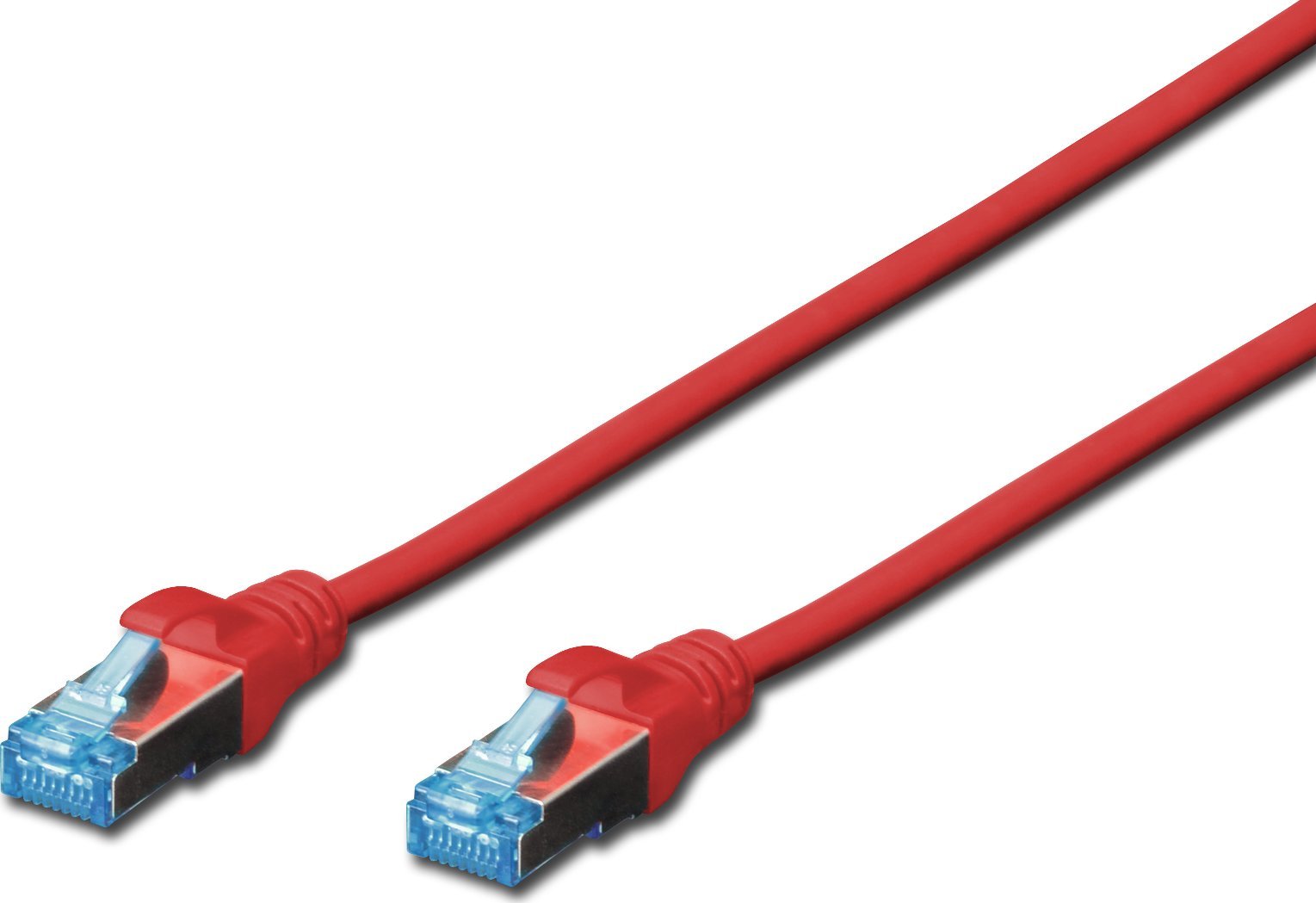 Digitus DIGITUS Ecoline - Patch Cable - RJ-45 (M) - RJ-45 (M) - 2.0m - SFTP - CAT 5e - Red (DK-1532-020 / R)