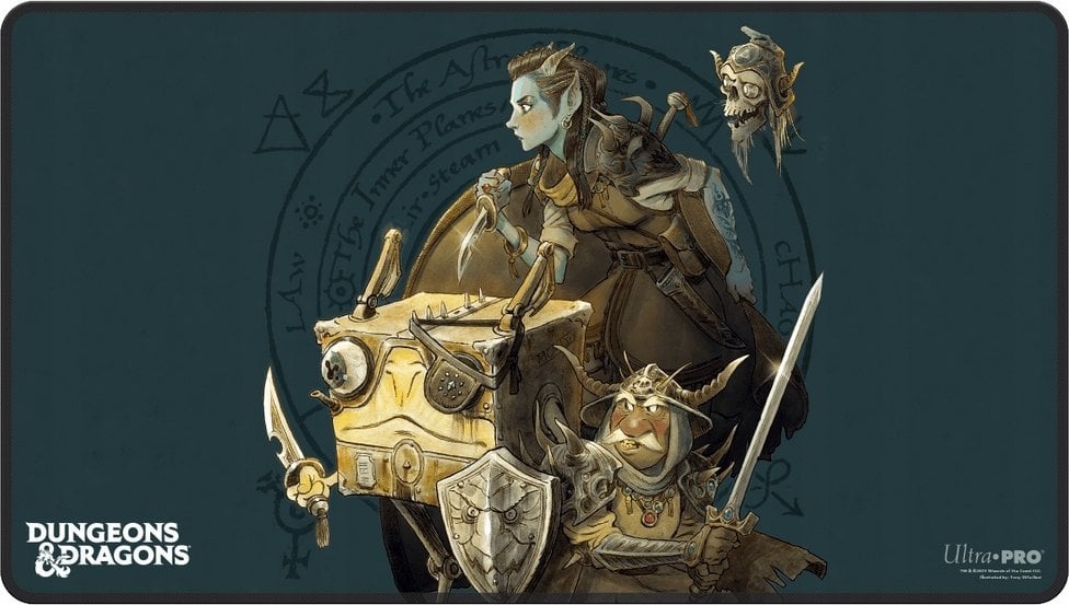 Ultra-Pro Ultra Pro: Dungeons & Dragons - Planescape - Adventures in the Multiverse - Playmat - Turn of Fortunes Wheel - Alternate Cover