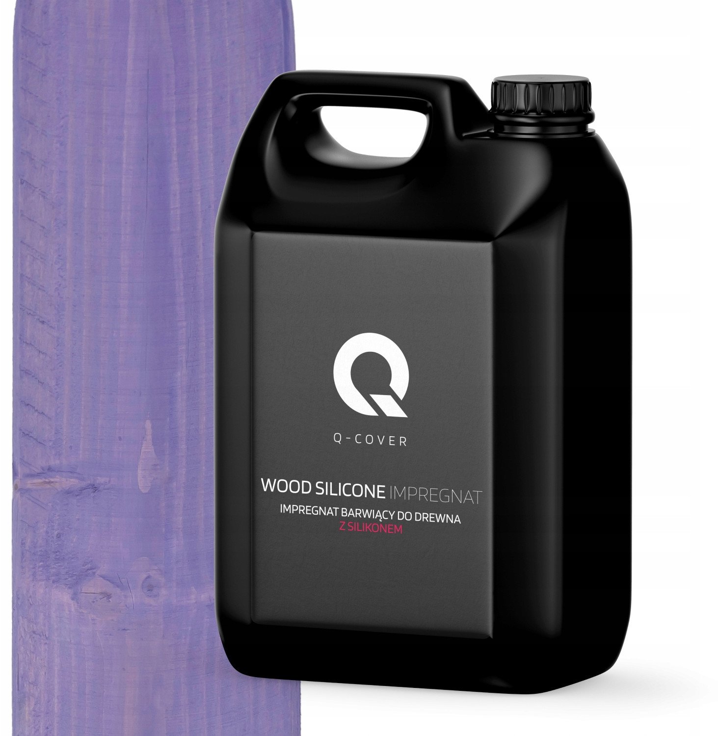 IMPREGNAT BARWIĄCY DO DREWNA Z SILIKONEM 2w1 DESKI KOLOR LAWENDOWY H2629 5L