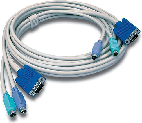 Kabel TRENDnet KVM Cable VGA/PS2 15ft 4,5m TK-C15