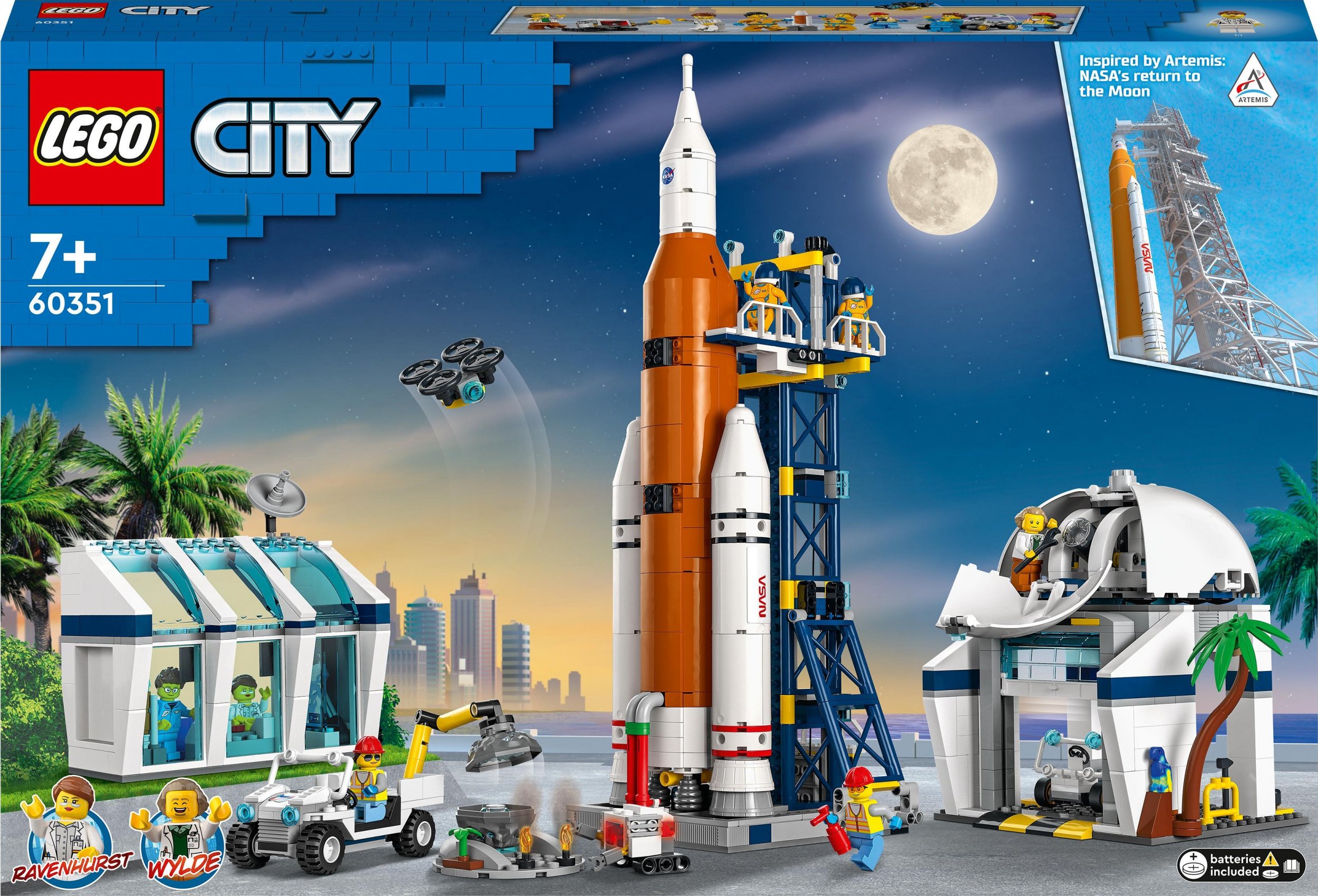 LEGO City Start rakiety z kosmodromu (60351)