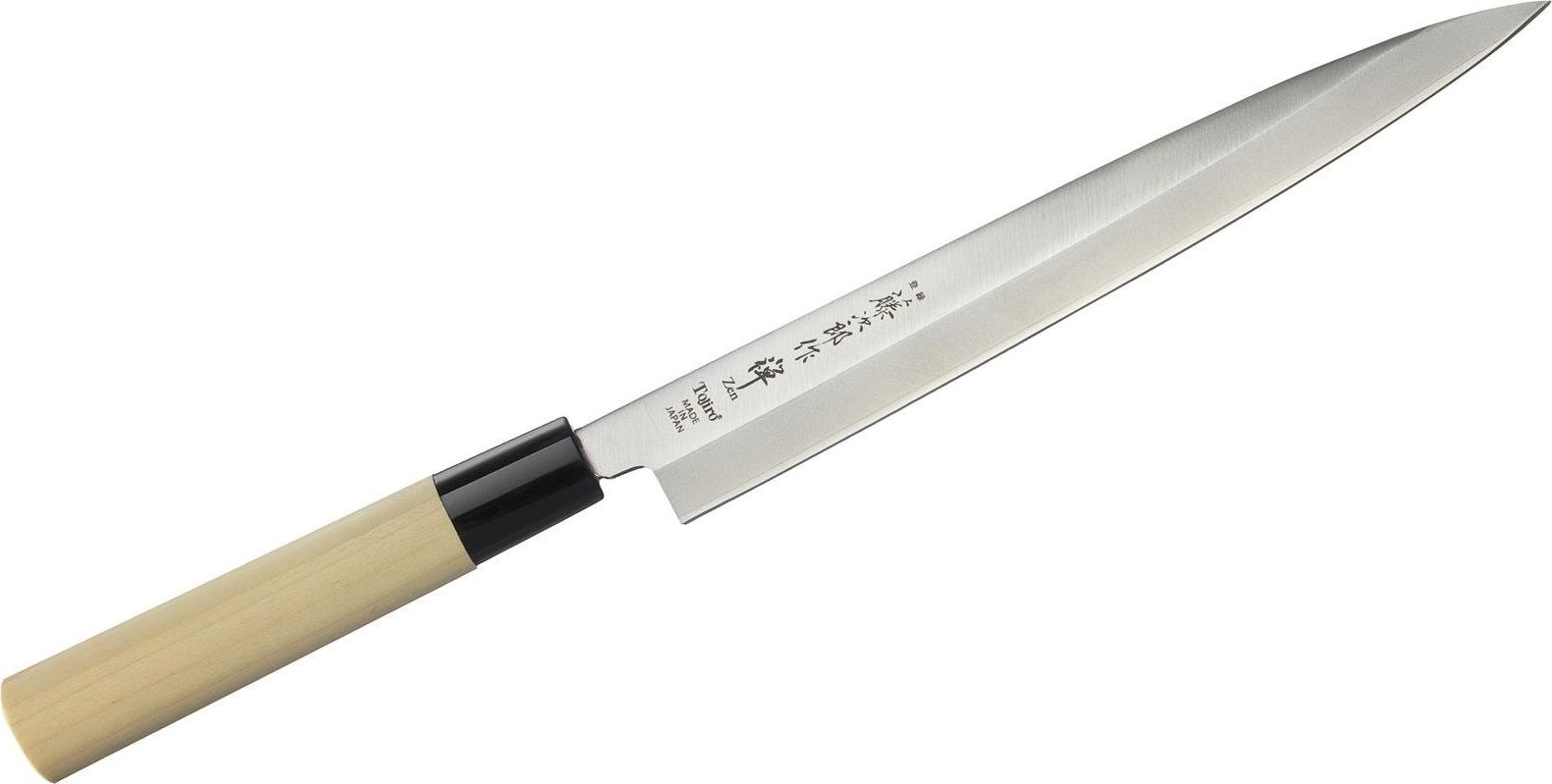 Tojiro Nóż kuchenny Yanagi-Sashimi Tojiro Zen Dąb FD-572D 21 cm uniwersalny