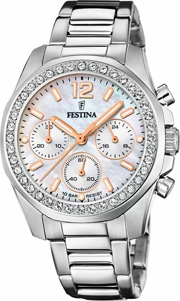 Zegarek Festina Zegarek damski Festina F20606-1 srebrny