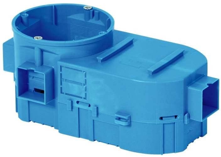 Simet Puszka podtynkowa 2-krotna SE 60mm niebieska (34117203)