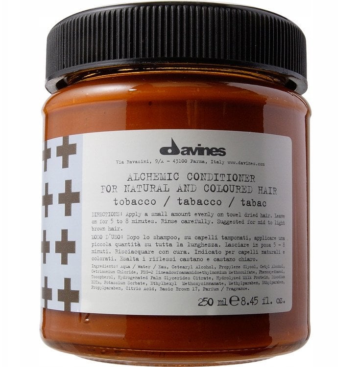 Davines, Alchemic, Hair Colour Conditioner, Tobacco, Enhances Color Vibrancy, 250 ml For Women