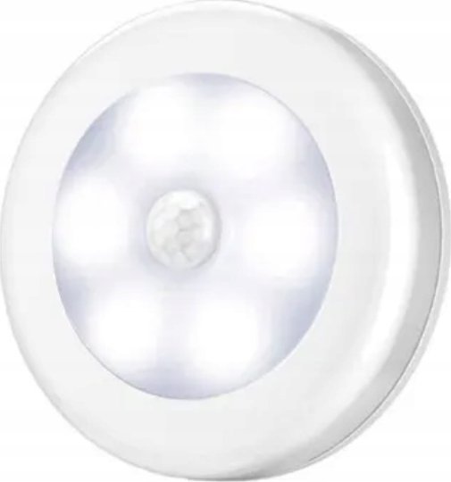 Lampka LED z czujnikiem ruchu na baterie - Barwa Biała