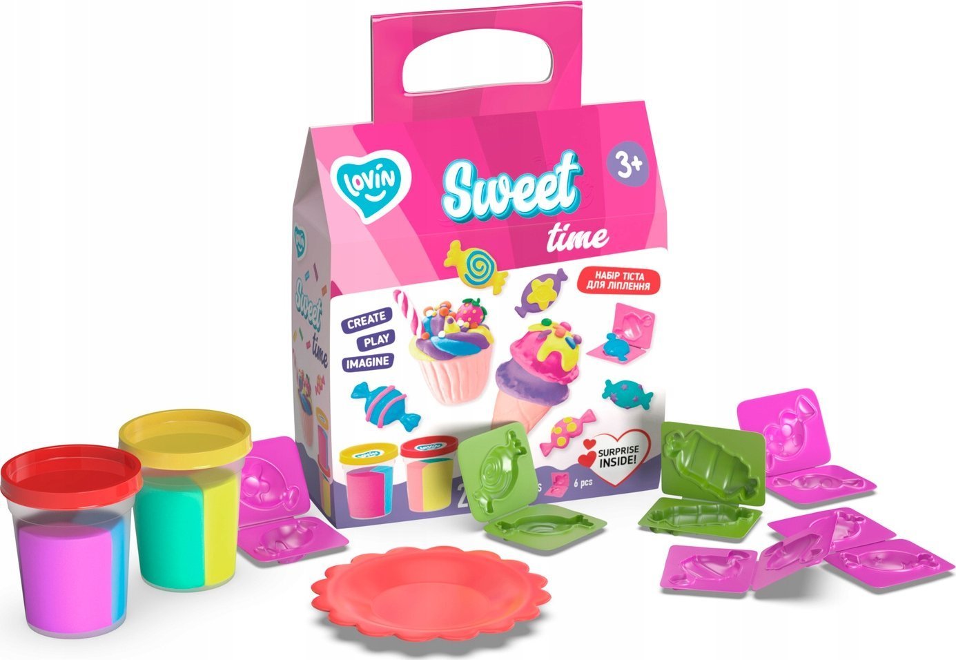 Memorysolution Zestaw ciastoliny SweetTimeLovin OKT5559 75559