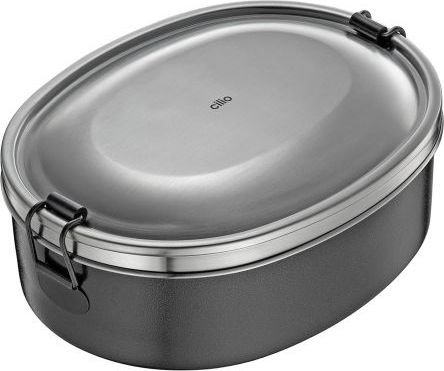 Cilio Pojemnik na lunch Cilio Monte, stal nierdzewna, 18 x 14 x 6, czarny