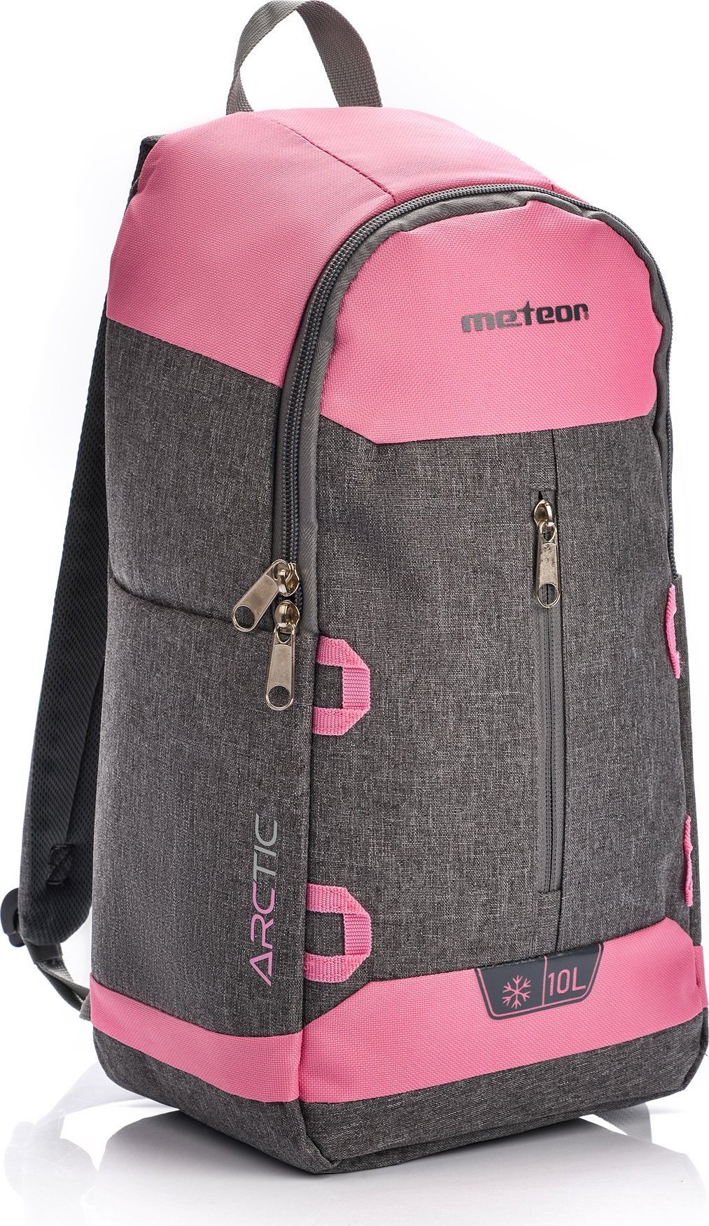 Meteor Plecak termiczny Meteor Arctic 10 l różowy/szary melanż Uniwersalny