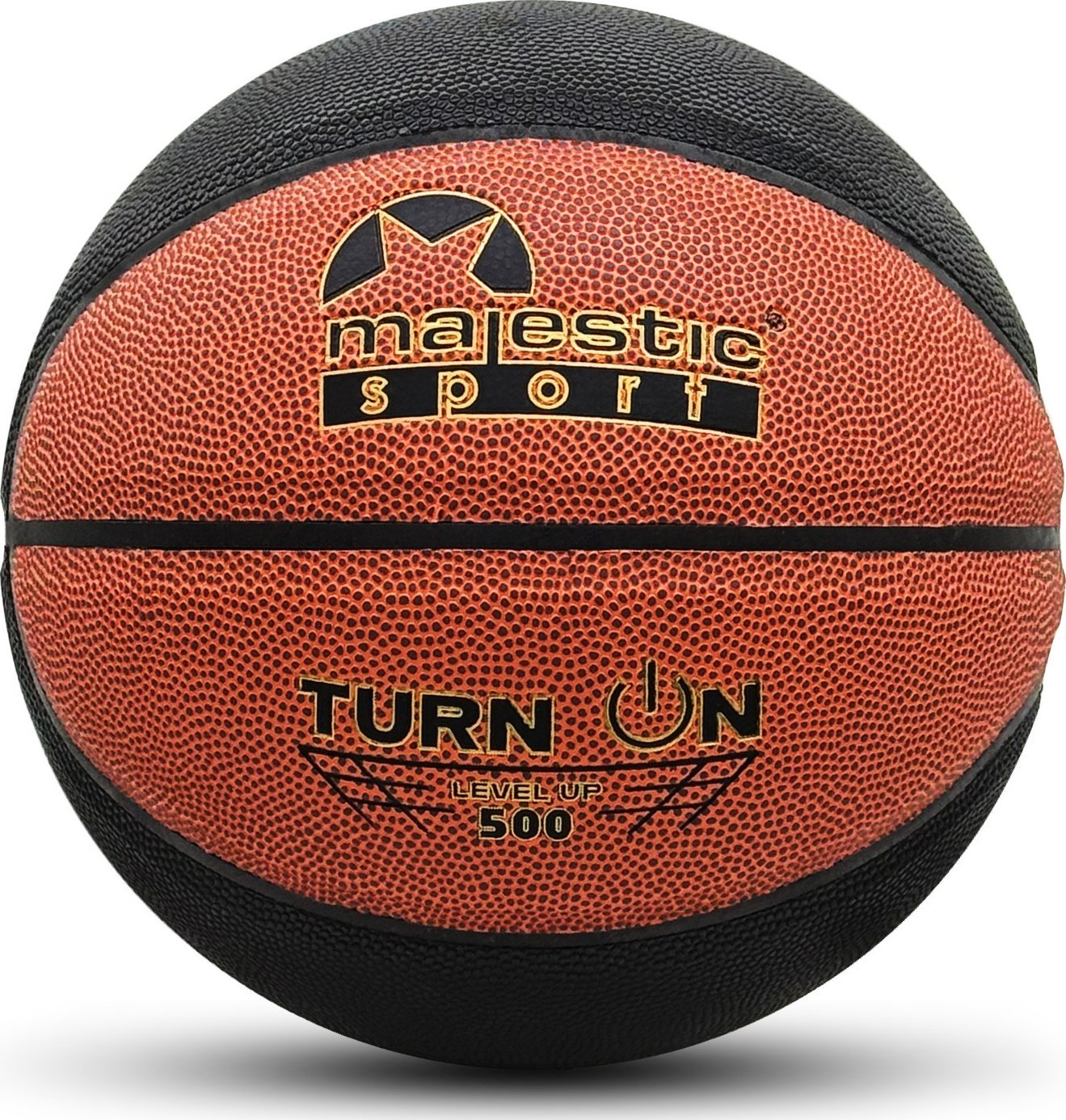 Piłka do koszykówki Majestic Sport TurnOn pomarańczowo-czarna r. 7