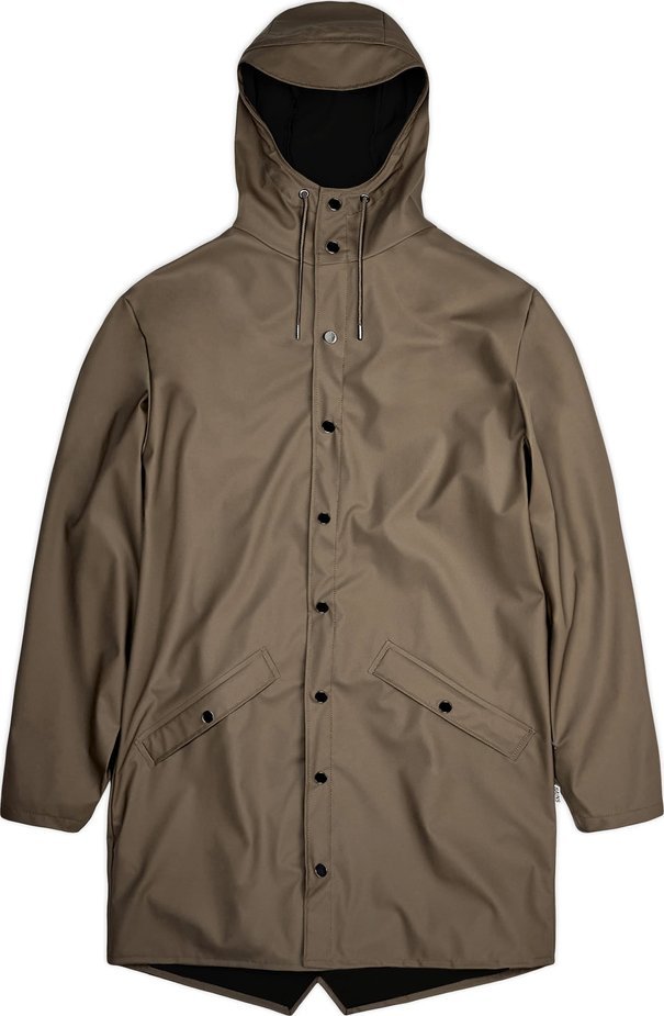 Rains Rains kurtka przeciwdeszczowa unisex LONG JACKET 12020 66 WOOD XS