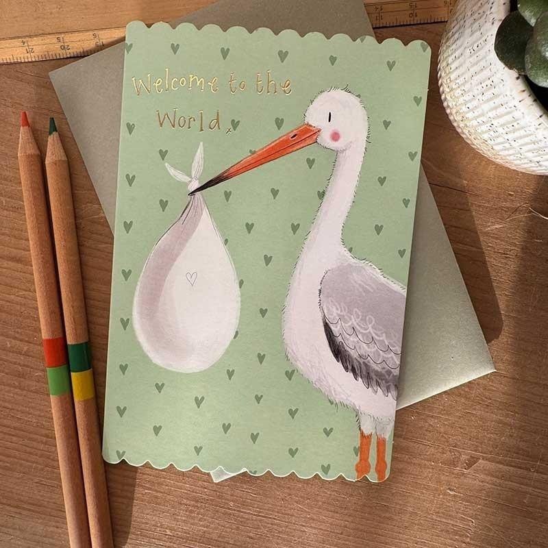 Karnet Narodziny Bocian