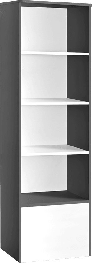 ATB Meble Regał na książki z półkami Sweet