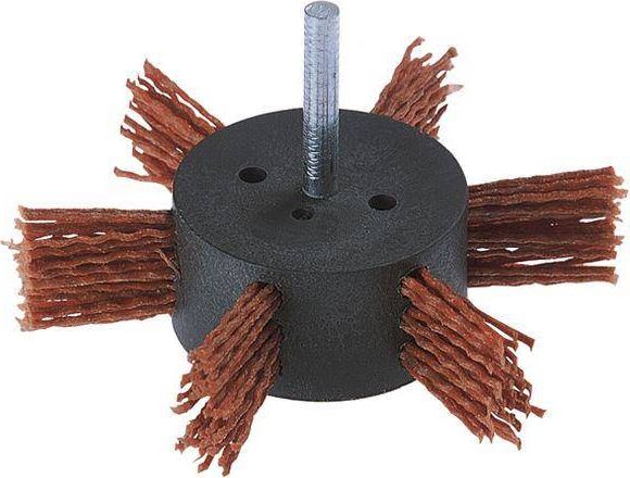 Wolfcraft SZCZOTKA WACHLARZOWA 100 MM WOLFCRAFT - POKRYTA NYLONEM / ZGRUBNA WF1512000 WOLFCRAFT