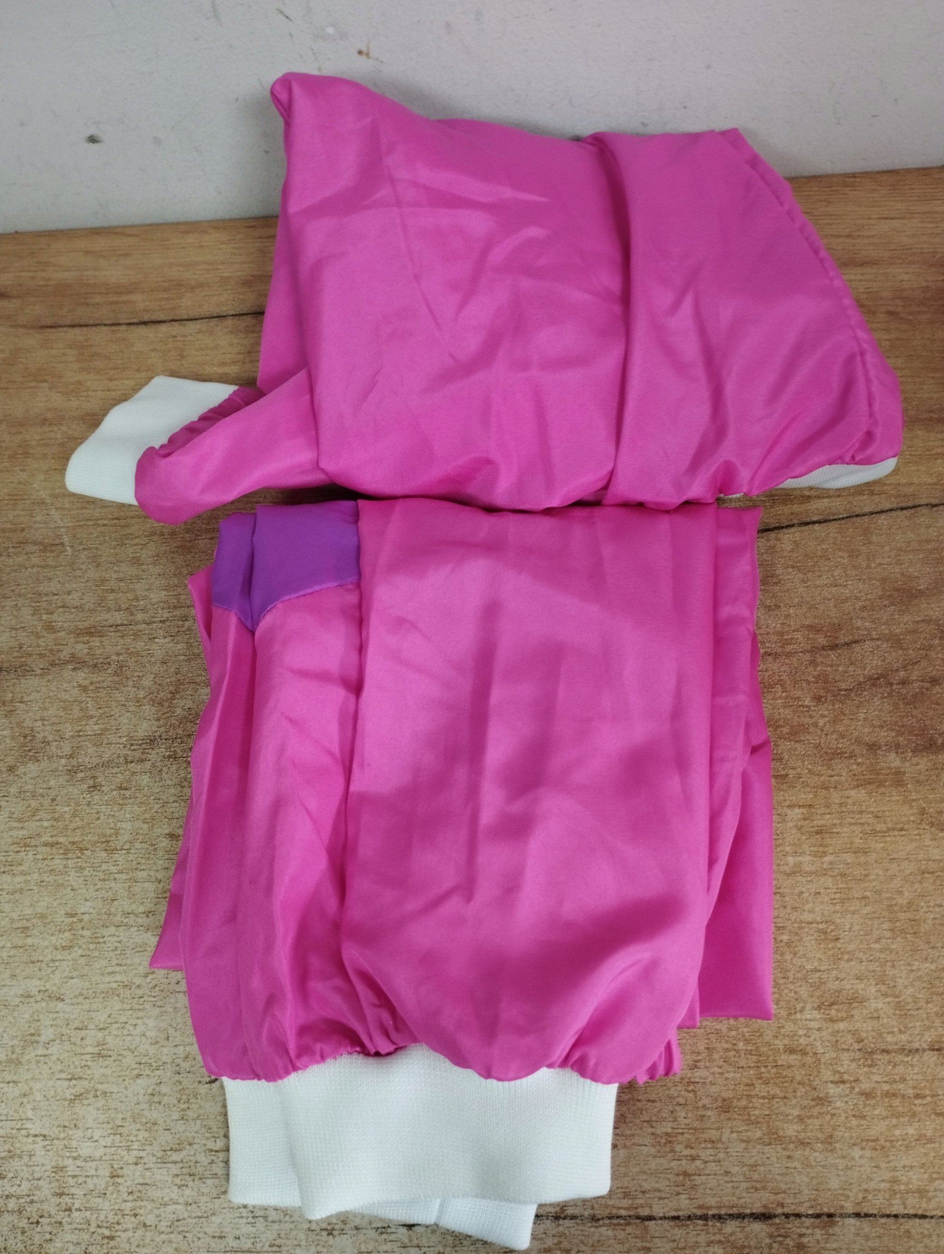 Pink 80er joggingdragt kostume