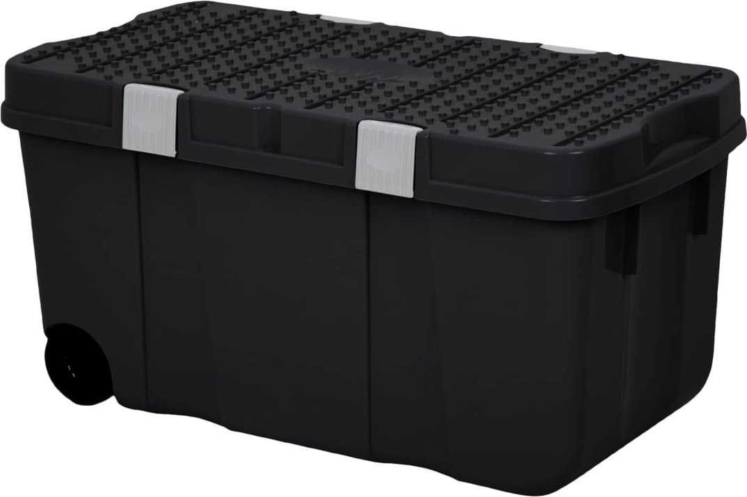 Wham POJEMNIK/KUFER NA DWÃCH KOÅACH WHAM, CZARNY 100L