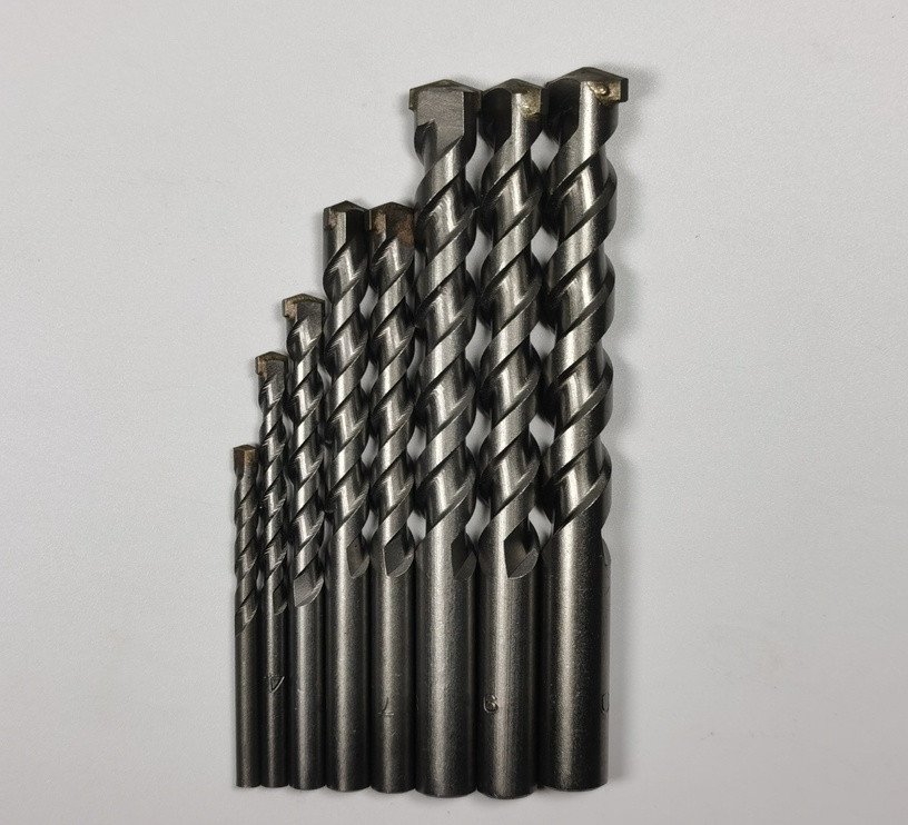 ROCK DRILL SET 8PCS 3-10MM
