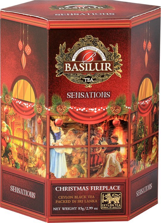 Basilur Czarna herbata Christmas Fireplace 85g