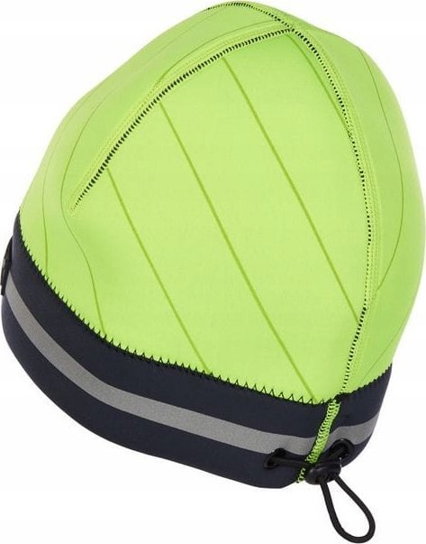 Mystic Czapka neoprenowa 2mm do morsowania Mystic Reflective Flash Yellow Beanie