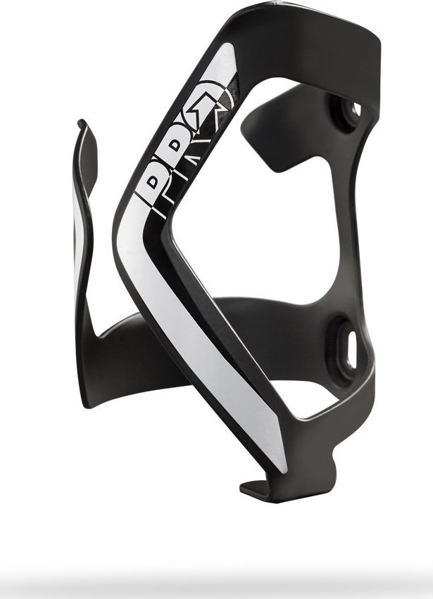 PRO Koszyk bidonu PRO Prawy ALU Black-White