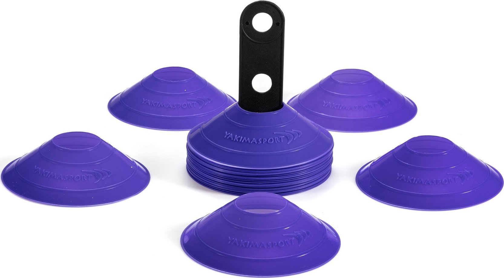YakimaSport Wysepki, stożek, stożki, kapturki, grzybki treningowe w 1 kolorze fioletowy