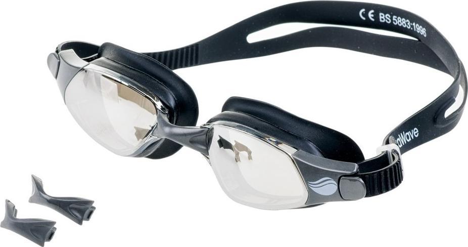 AquaWave OKULARKI PETREL BLACK/BLACK/SILVER MIRROR ONE SIZE