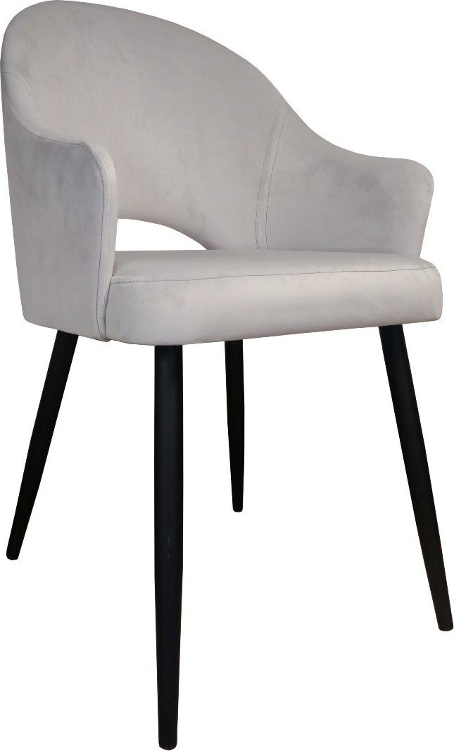 Atos Krzesło JENISEJ VELVET jasno szare