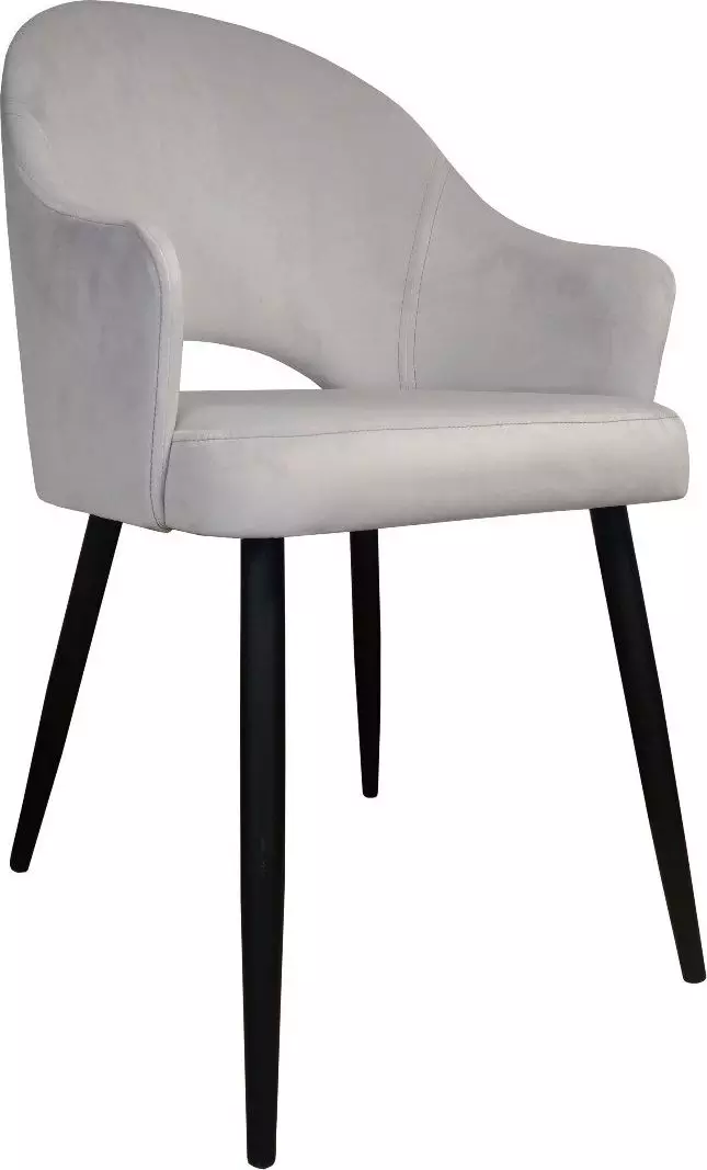 Atos Krzesło JENISEJ VELVET jasno szare